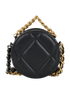 19 Round Clutch With Chain, back view